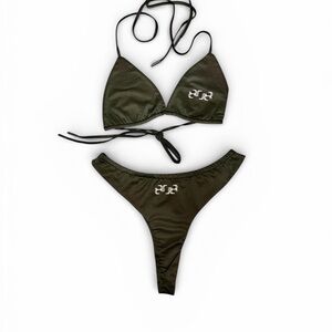 Elegant Olive Bikini Set
